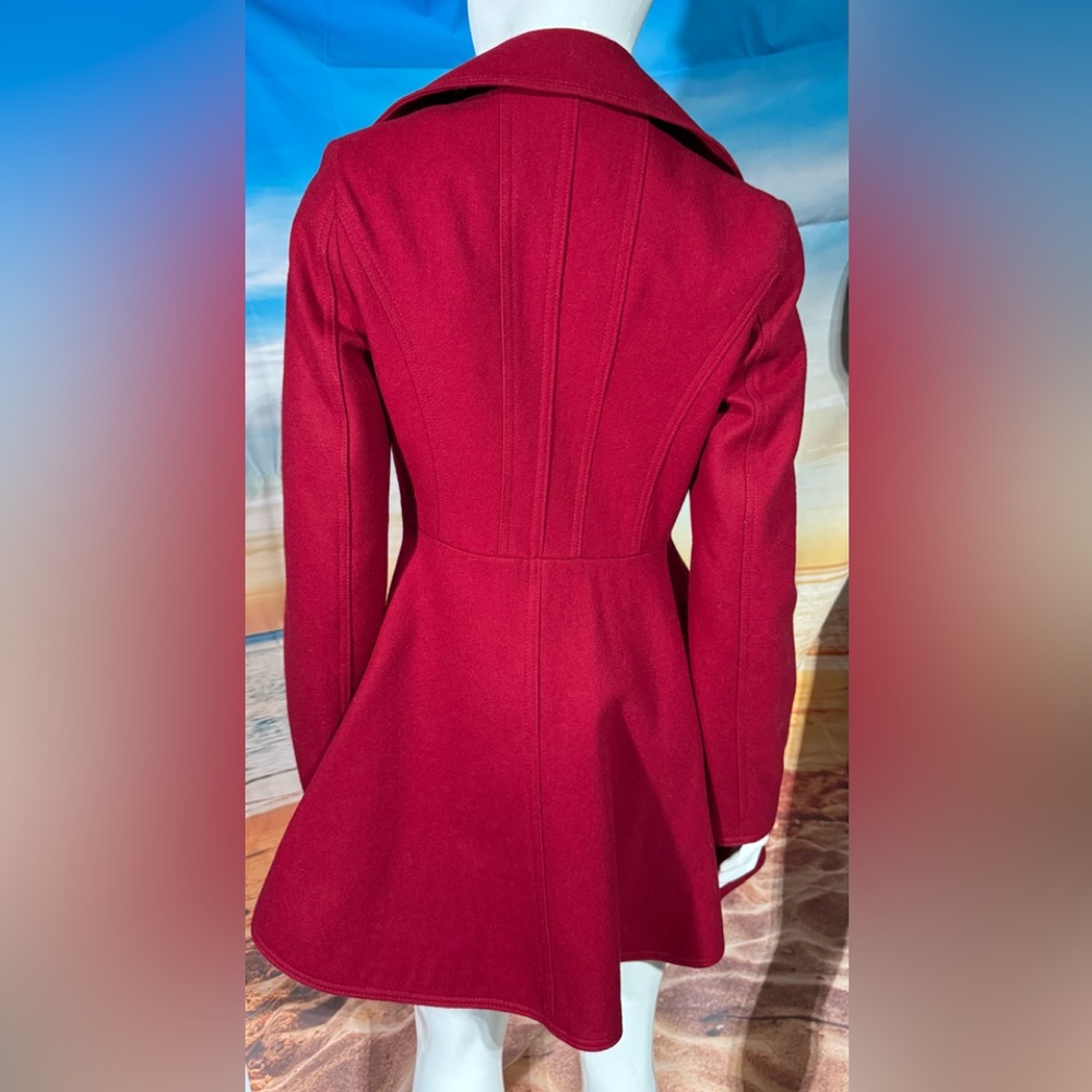 Laundry by Shelli Segal Wool Flare Coat - Picture 3 of 6